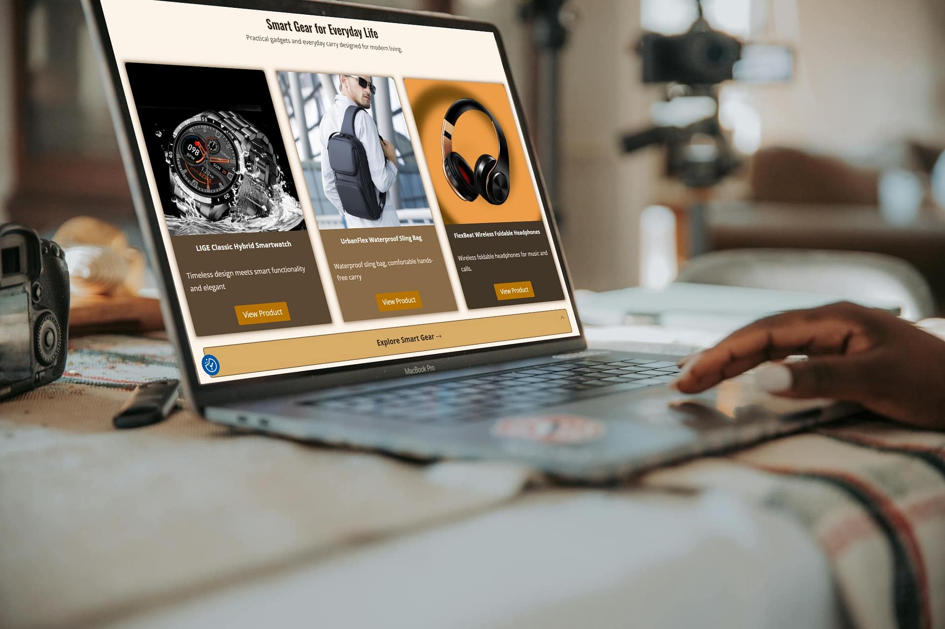 just-GF it laptop on a table